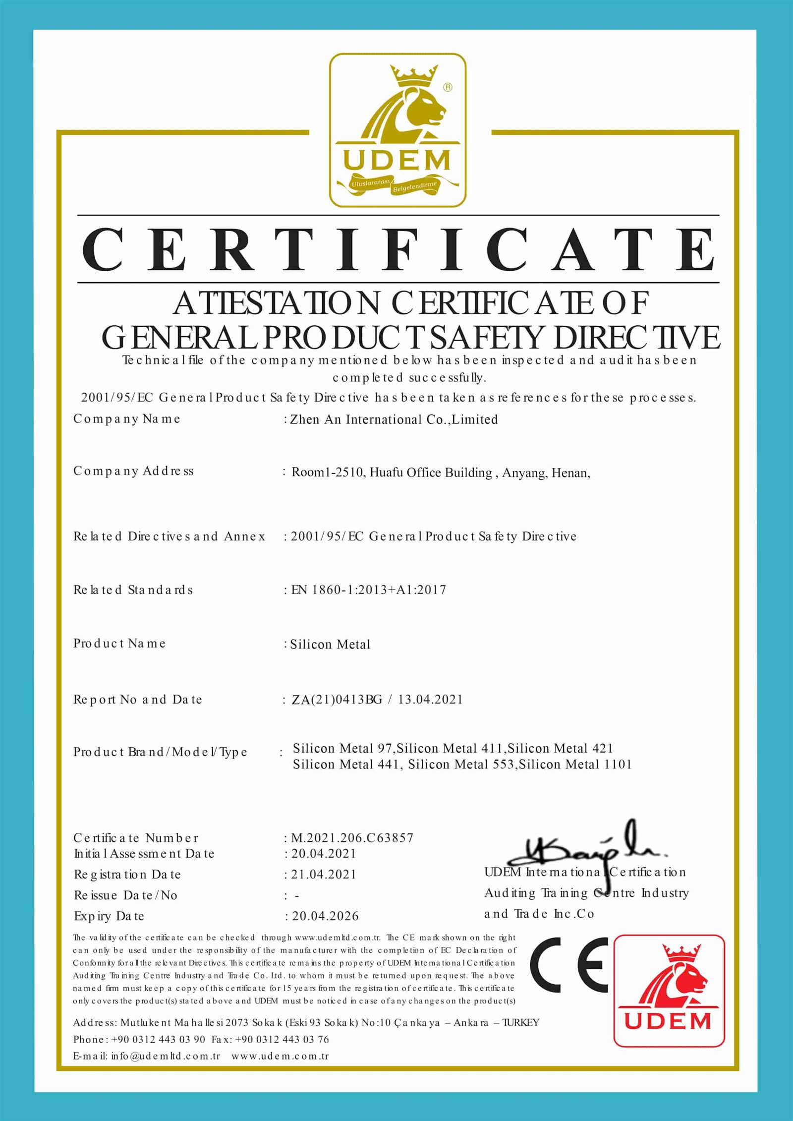 CE certification CE certification